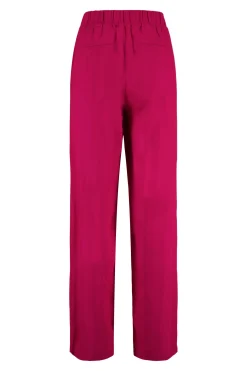 ZUSSS satijnen twill broek roze rood* Broeken & Jeans