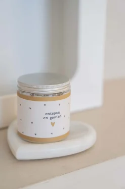 ZUSSS scrub 250gram ontspan en geniet antracietgrijs/off white* Verzorgingsproducten