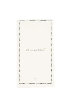 ZUSSS servetten gezelligheid 11x20cm* Servetten