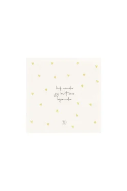 ZUSSS servetten lief wonder hartjes 12,5x12,5cm* Servetten