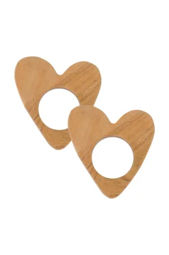 ZUSSS set van 2 houten servetringen/eierdopjes* Keukenaccessoires