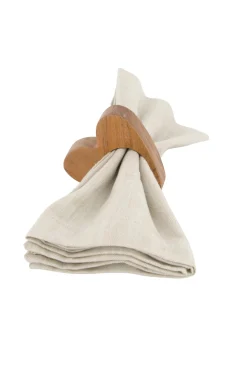 ZUSSS set van 2 houten servetringen/eierdopjes* Keukenaccessoires