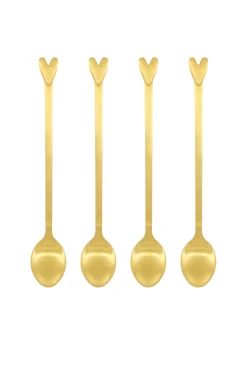 ZUSSS set van 4 lepels hartje* Bestek