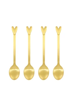 ZUSSS set van 4 lepeltjes hartje* Bestek