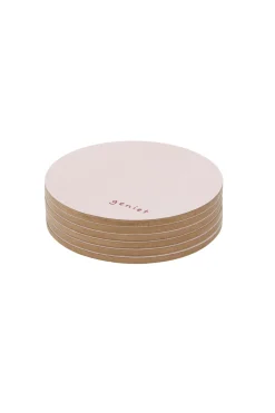 ZUSSS set van 6 onderzetters met tekst* Keukenaccessoires