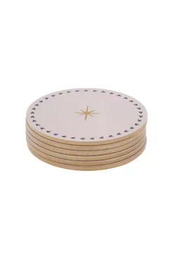 ZUSSS set van 6 onderzetters rond* Keukenaccessoires