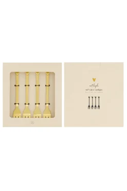 ZUSSS set van 4 vorkjes hartje* Bestek