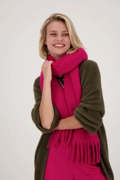 ZUSSS sjaal roze rood* Sjaals & Accessoires