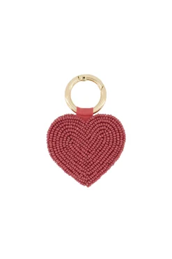 ZUSSS sleutelhanger met kralen hartje* Accessoires & Sleutelhangers
