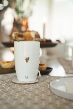 ZUSSS theemok L goud hartje* Servies