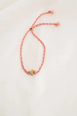 ZUSSS touwarmbandje met hartje* Armbandjes