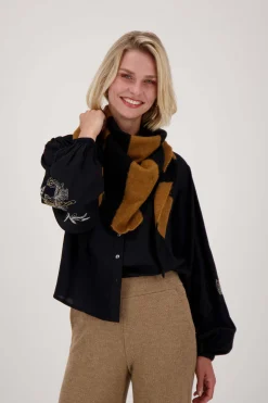 ZUSSS triangle sjaal met streep* Sjaals & Accessoires
