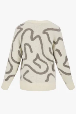 ZUSSS trui met lurex patroon* Truien