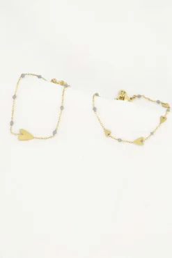 ZUSSS vriendschapsarmbandje zand/goud* Armbandjes