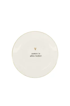ZUSSS wandbordje goud hartje samen is alles leuker* Overige Woonaccessoires