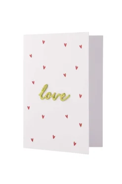 ZUSSS wenskaart love strijkembleem* Kaartjes