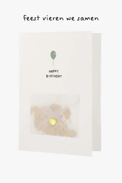 ZUSSS wenskaart met envelopje happy birthday* Kaartjes